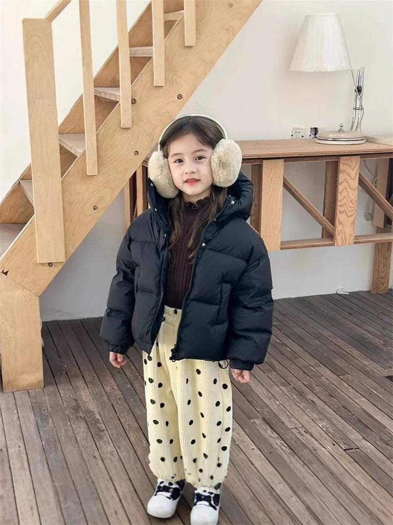 Kids Hooded Puffer Coat - Padded Winter Jacket for Ages 3-12 - photo 6