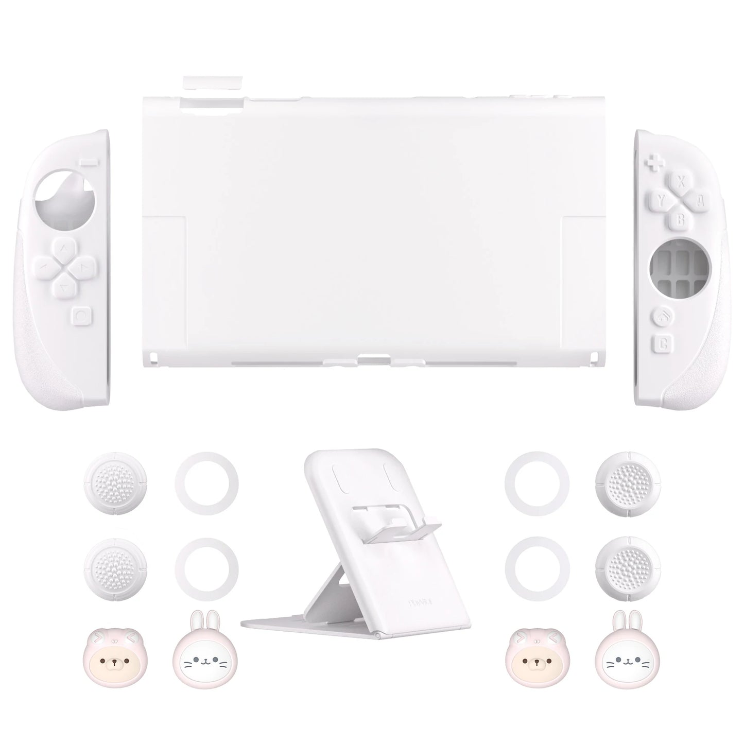 PlayVital Ranger Dockable Silicone Grip Case with Hard Shell Cover for Nintendo Switch 2 Full-Body Cover with Stand & Thumb Grip