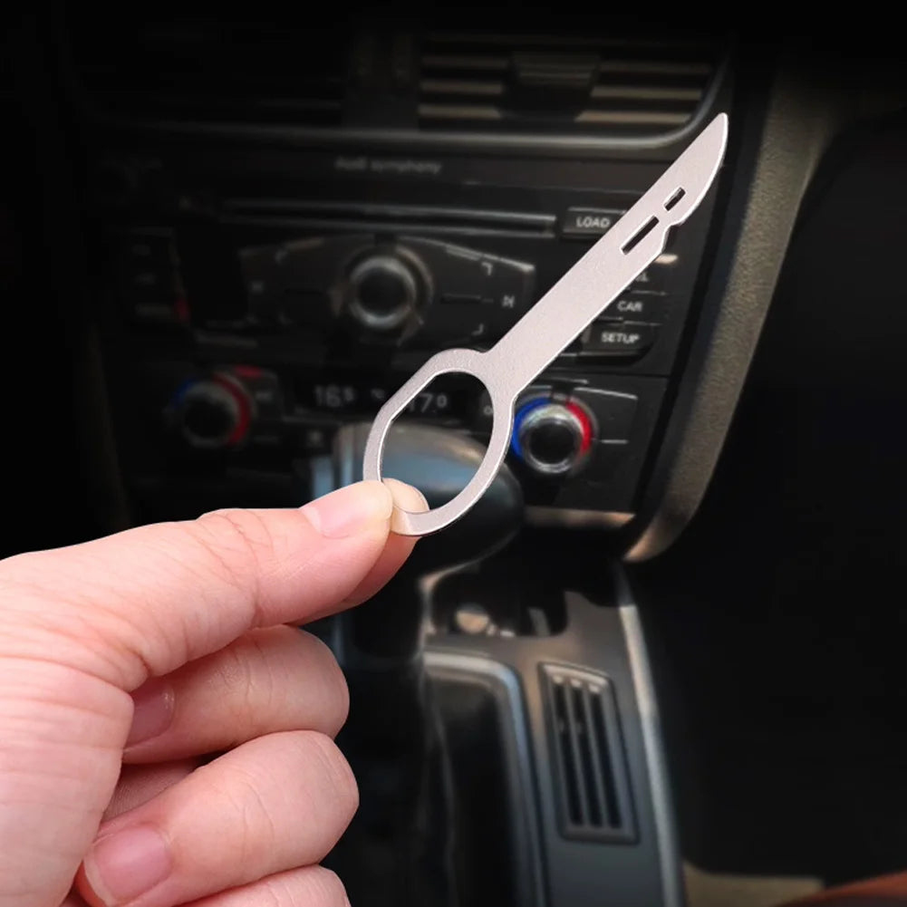 2Pcs Car Radio Removal Key Pin Tool Stereo Head Unit Audio Car Repair Special Disassembly Extraction Tool for VW Audi Ford