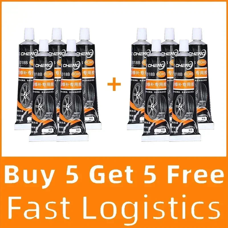 QC12 Tire Repair Glue Strong Rubber Wear-resistant Non-corrosive Adhesive Tire Sealing Bonding Glue Car Tire Repair Sealant