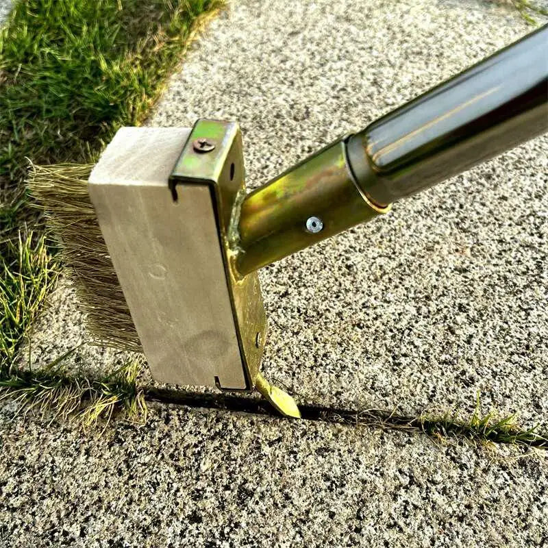 Stainless Steel Detachable Weeding  Brush for Weeding Stone Board Gap Cleaning Garden Tools for Deck Patio Walkwa