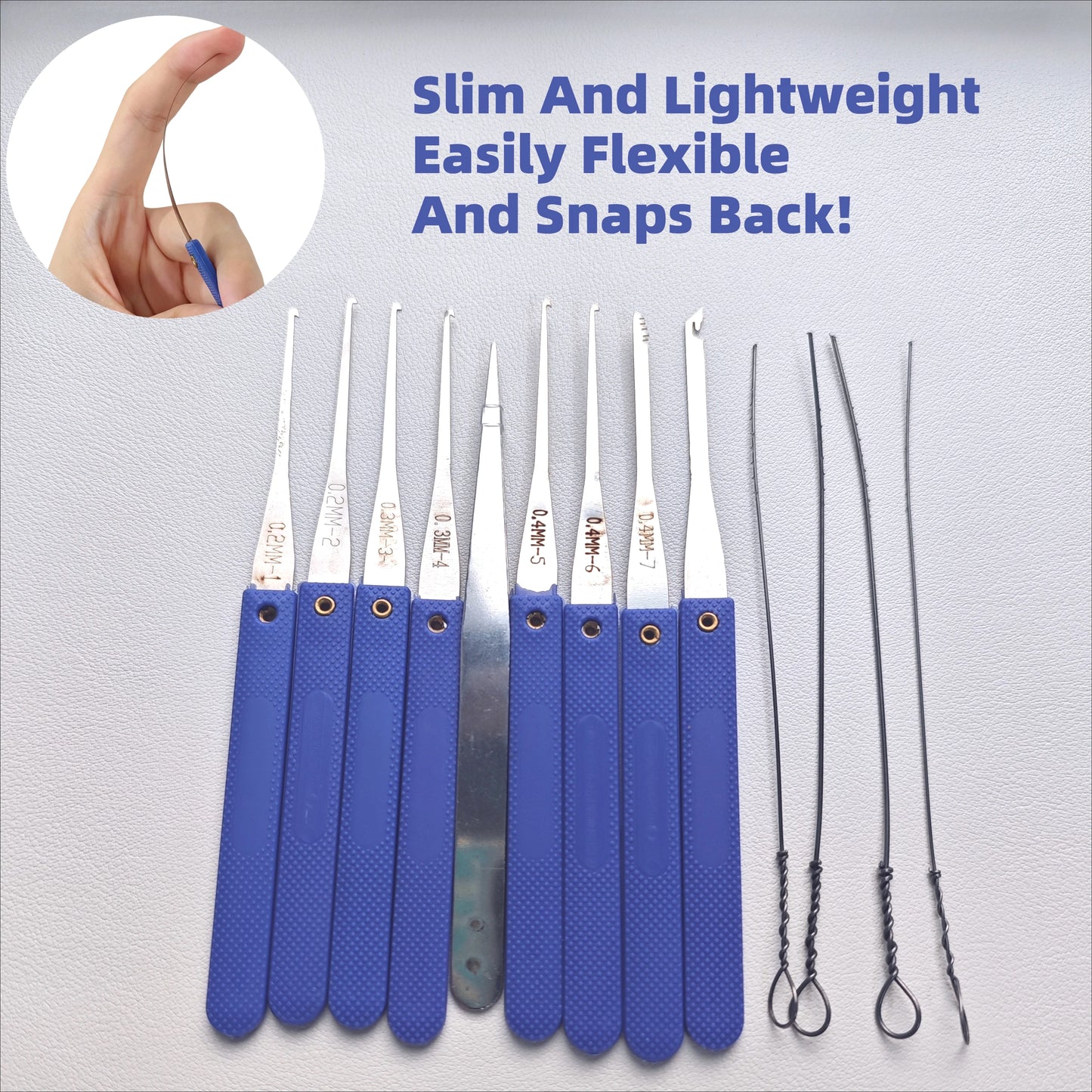 New 18 in 1 Locksmith Extractor Tools Kit Broken Key Remove Tool Set with Tension Wrench Tools for Family,Home Life Helper 2026