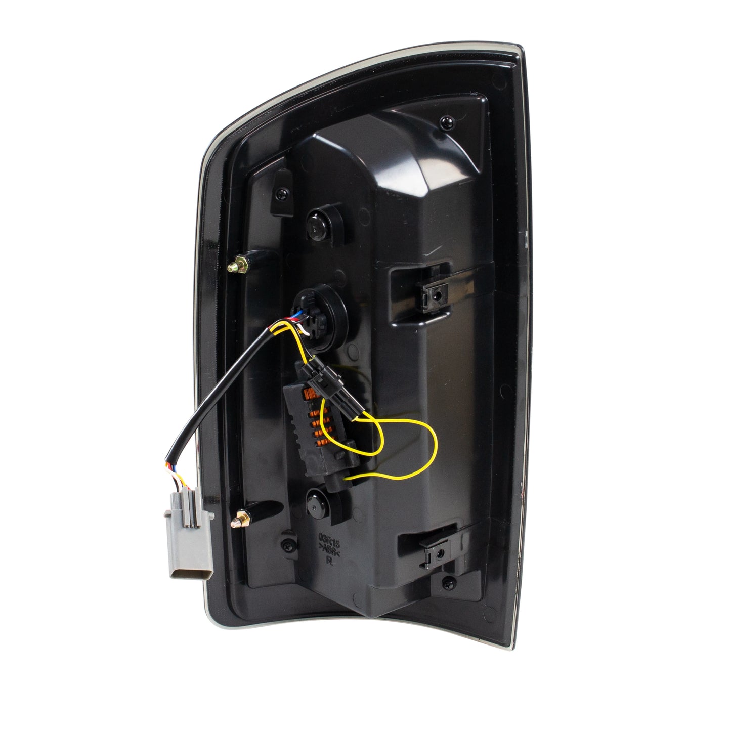 LED Tail Lights for Dodge Ram 1500 2500 3500 2002-2005 3rd Gen Sequential Yellow Turn Signal Black Rear Lamps Assembly