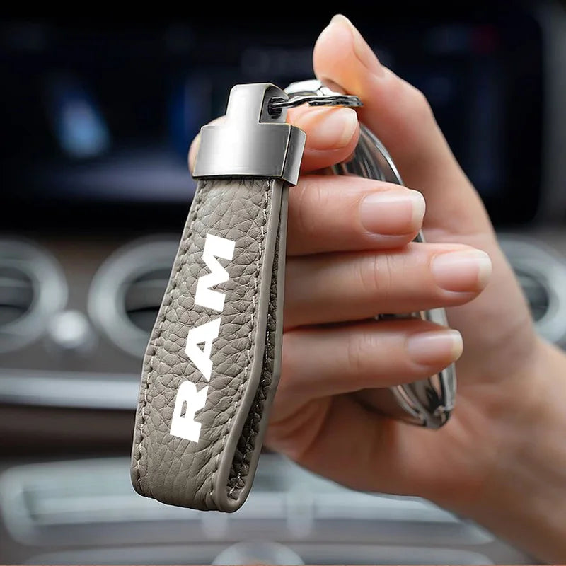 RAM Lanyard Keychain - Lychee Pattern with Gunmetal Buckle