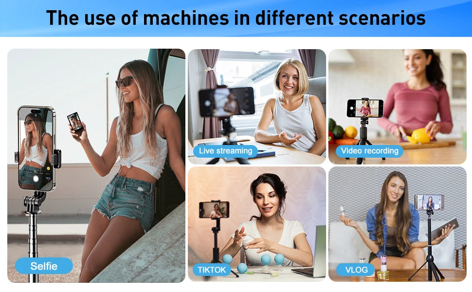 Phone Selfie Monitor Touchscreen Wireless Magnetic Mount Vlog Phone Rear Camera Selfie WiFi Bluetooth Connection for Selfie Live