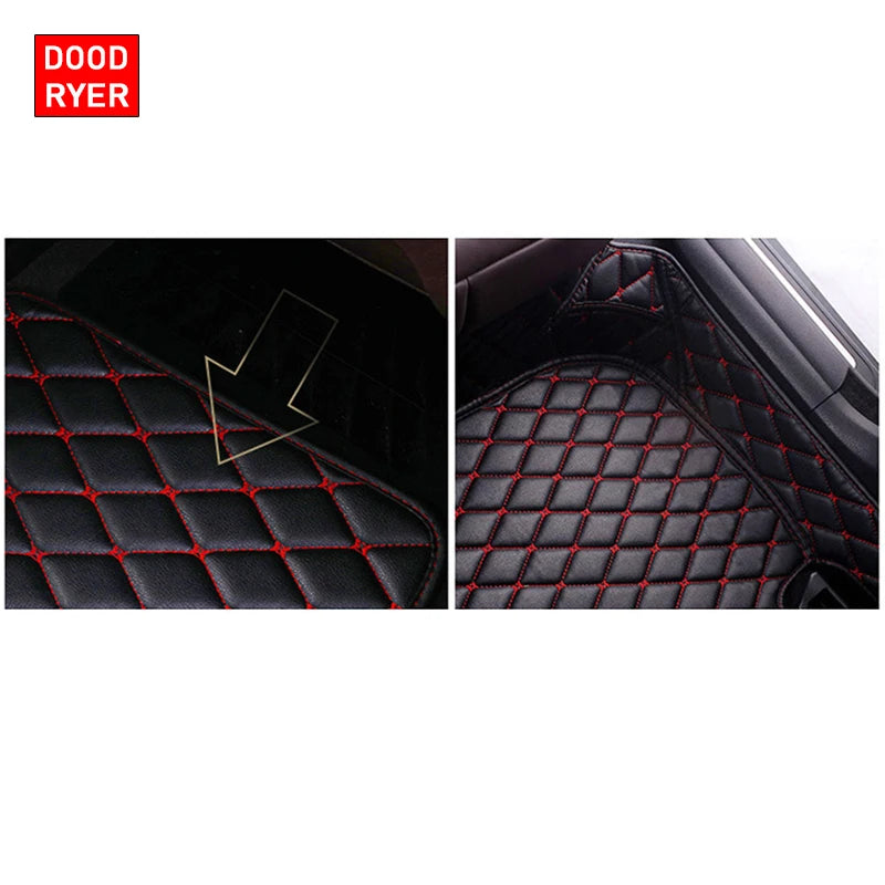 Custom-Fit Leather Car Floor Mats for Ford F-150 2009–2023 (Full Set)