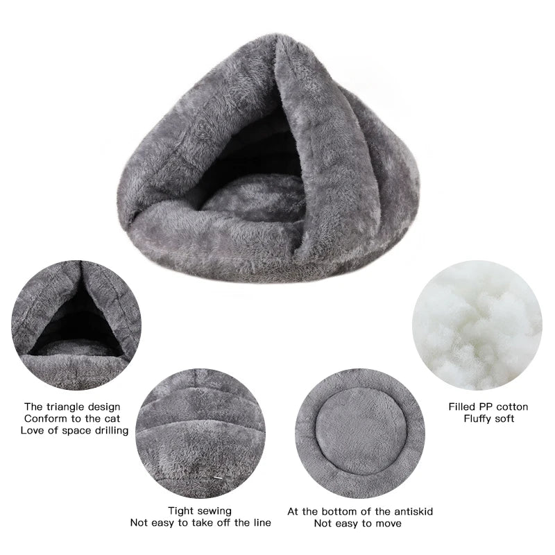 Plush Basket Dog Bed - Washable Bed for Small & Medium Pets – photo 3