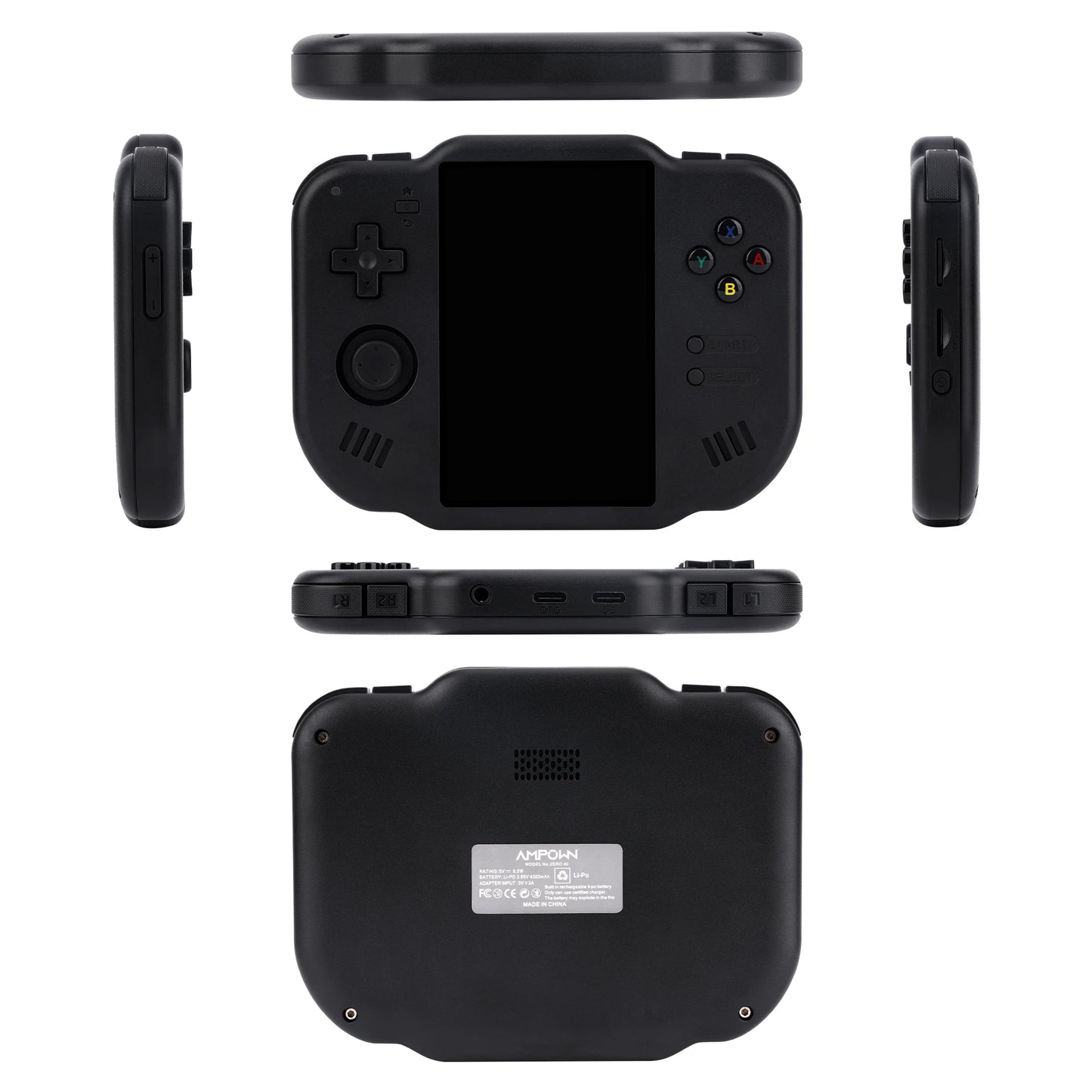 AMPOWN MagicX Mini Zero 40 Handheld Game Players Consoles 4.0 Inch IPS Touch Screen Portable Retro Video Game Android System