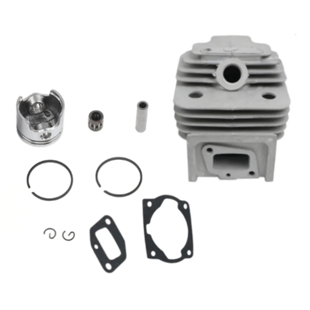 44mm Cylinder And For Piston Kit For 52CC 44-5 Brush Cutter, Metal Replacement Set With Rings And Pins