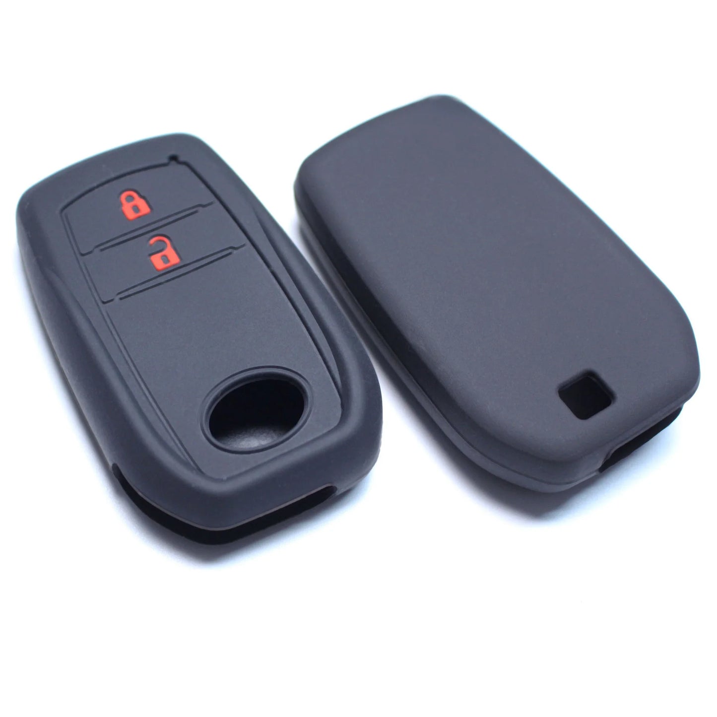 Lcyam Key Fob Cover Case Remote Protector Smooth Silicone Fits for Toyota Rav4 Corolla Camry Hilux Car Accessories Key Cover