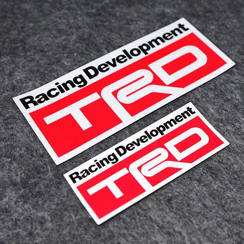 Suitable for Toyota TRD car reflective sticker body decoration sticker waterproof sunscreen scratches shielding sticker