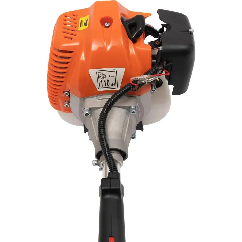 Weed Eater Gas Powered Weed Edger, 33CC 2 Blade Heads, Air-Cooled 2 Stroke Cordless Lawn Edgers Gas Powered Weed Trimmer With