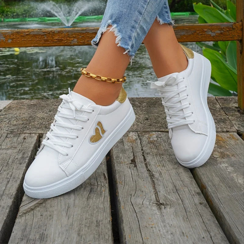 Breathable Canvas Sneakers for Women — Anti-Odor Low-Cut All-Season Shoes