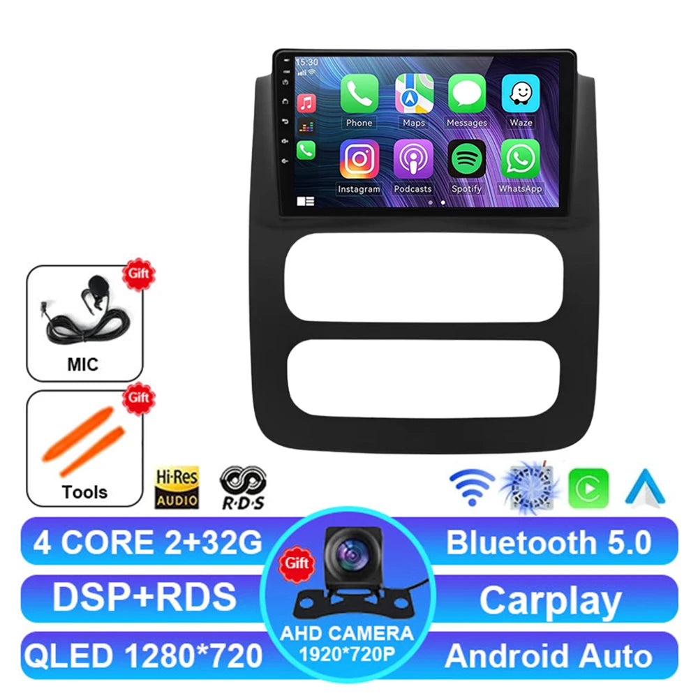 Android 15 Car Radio for 2002-2005 Dodge RAM - CarPlay & GPS