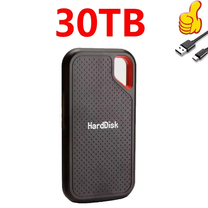 Portable SSD 1TB Original High Speed Hard Disk 4TB External Hard Drive 256TB USB3.1 Solid State Disk for Laptop/Phone/MAC/PC