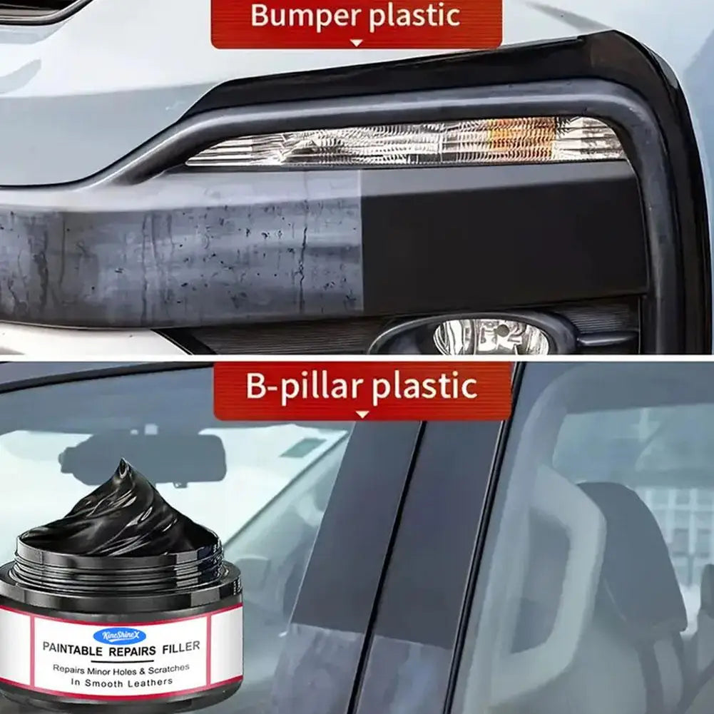 Car Interior Scratch Repair Cream — Plastic & Dashboard Polish
