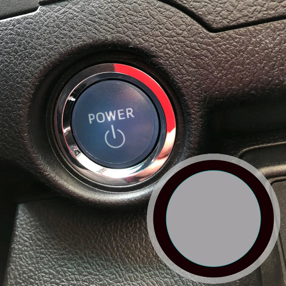 1Pc Unversial Waterproof Car Stickers Universal Engine Ignition Start Stop Button Transparent Protective Film Car Accessories