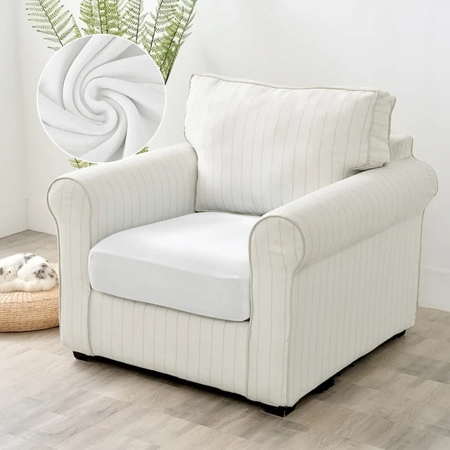 Velvet Sofa Covers for Living Room Elastic Plush Sofa Seat Cushion Cover Soft Couch Slipcover Furniture Protector for Home