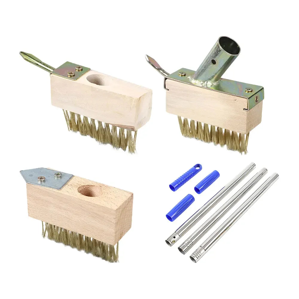 Joint Brush Manual Weeders Bristles Replacement Brushes Garden Cleaning Brushes for Moss and Weeds Steel Brush