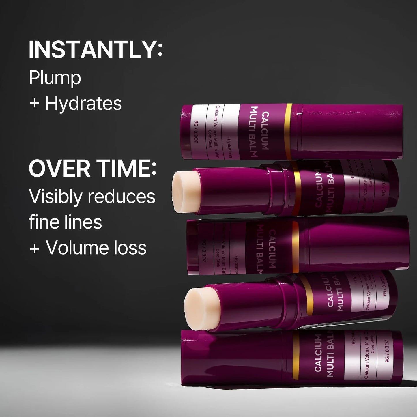 Korean Skincare Calcium Balm Stick Lightweight Non Sticky Fast Absorbing For Smooth Skin