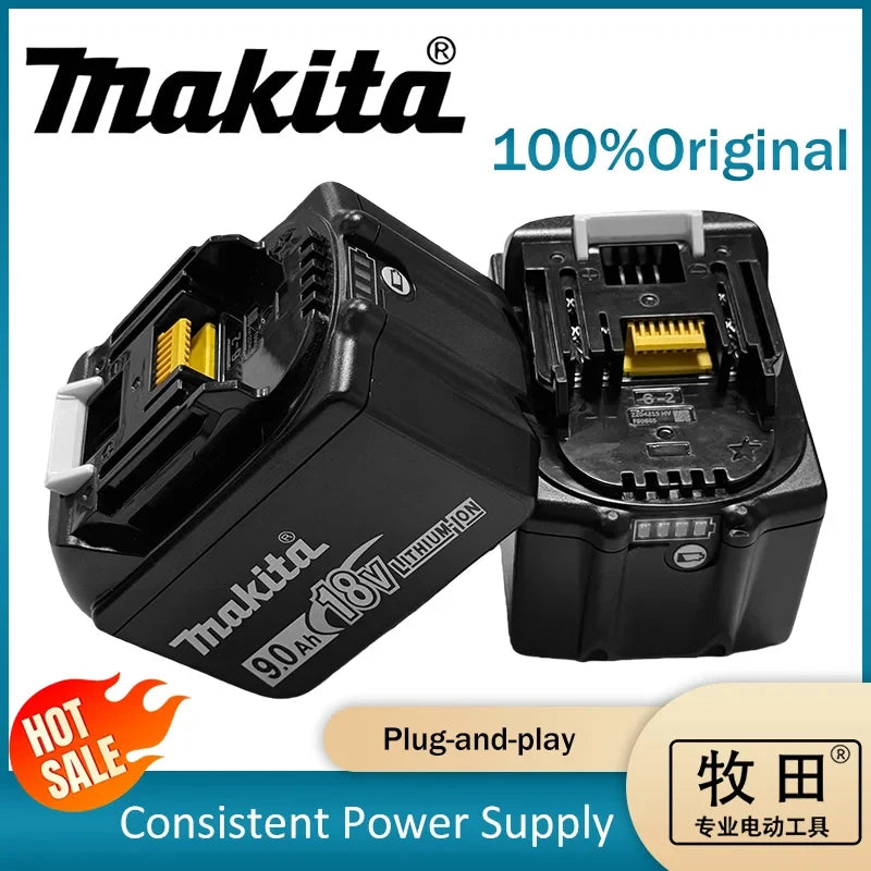 Genuine 6Ah  9Ah makita BL1860 18V Battery Power Tools Li-ion Replacement LXT BL1850 BL1840 for 18V Screwdriver