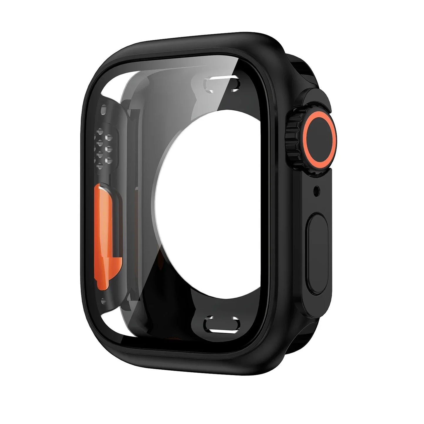 Screen Protector Cover for Apple Watch 46mm 45 44 40 41 42mm Hard PC Front Rear Bumper Case iwatch 10 987 SE 654 Change To Ultra