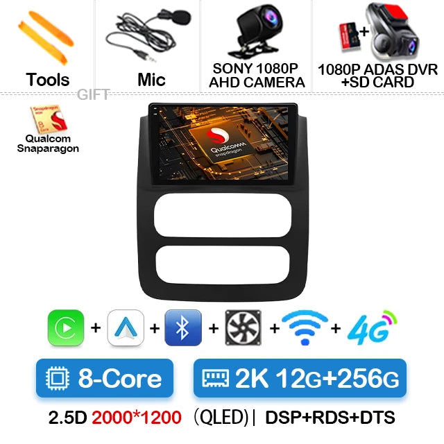Android Car Radio & GPS Navigation Head Unit — Dodge RAM 1500/2500/3500 (2002-2005)