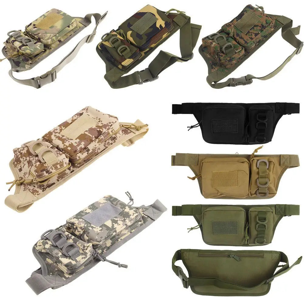 Tactical Waist Pack For Men Fanny Pack Fishing Bags Army Money Belt Sport Travel Cycling Mobile Phone Pouch