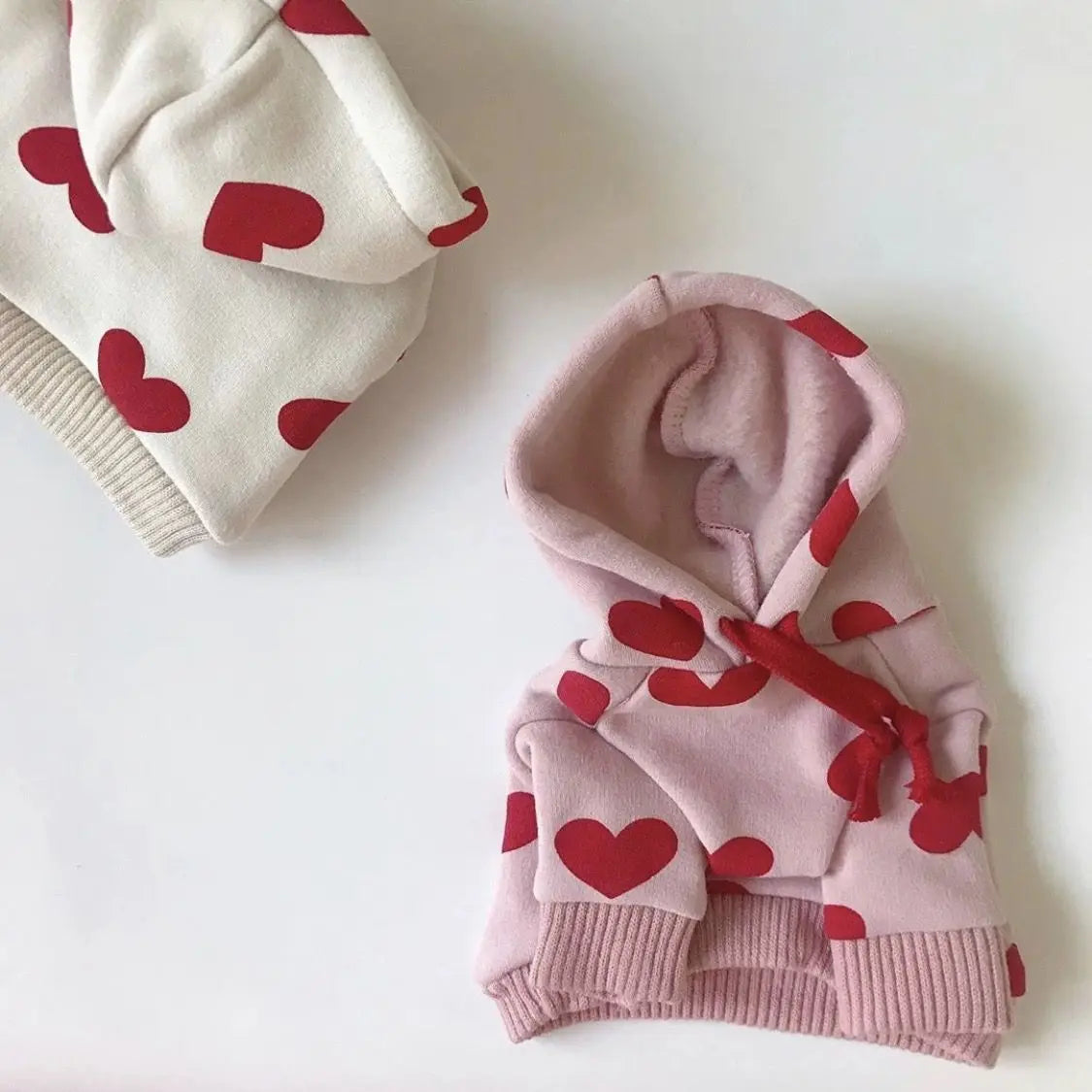 Heart Design Dog Hoodie - Hooded Coat for Small & Medium – photo 4
