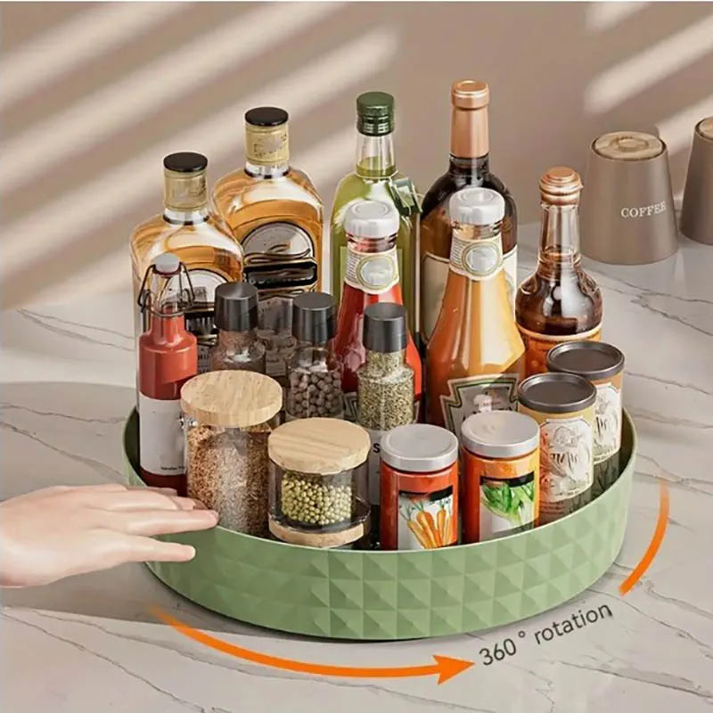 Rotating Spice Turntable - Space-Saving Lazy Susan for Kitchen or Dorm - photo 2