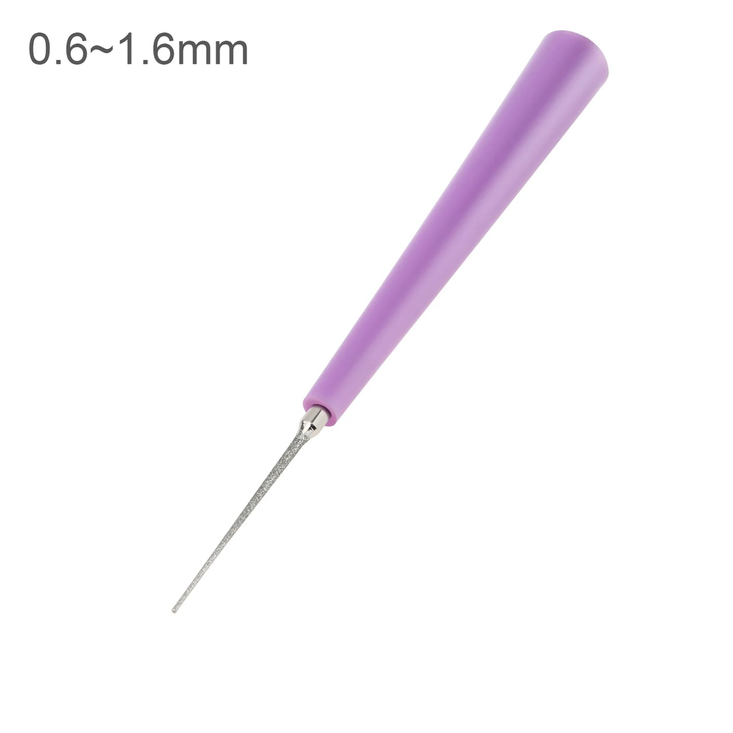 1/4 Pcs Needle Files Set Diamond Tipped Pearl Bead Reamer Burr Beading for DIY Jewelry Making ABS Handle Beading Hole Hand Tools
