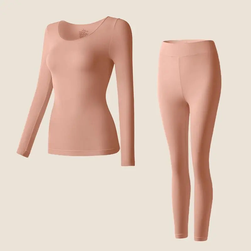 Women's Ultra-Light Thermal Base Layer Set - Long Sleeve Top and Pants - photo 9