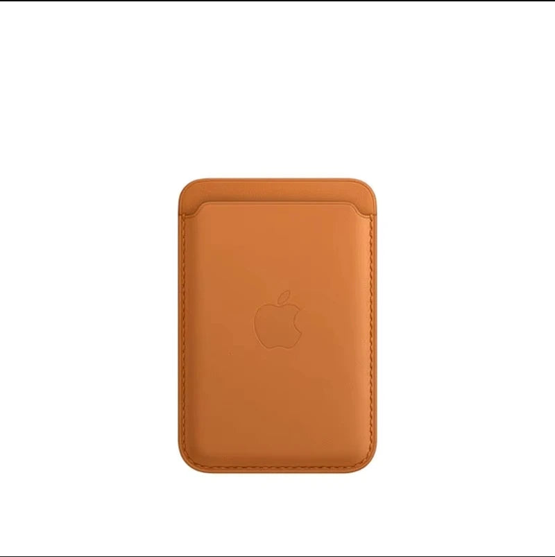 MagSafe Magnetic Wallet Card Holder – Leather Case for iPhone 17, 16, 15, 14, 13, 12 & Samsung