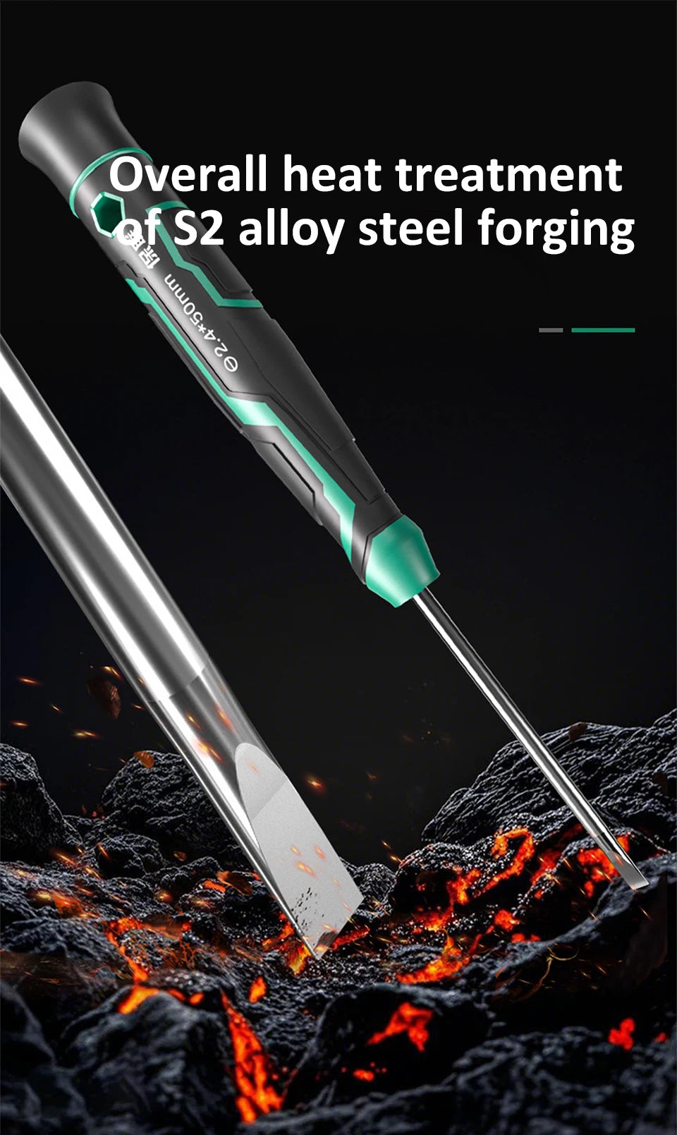 Precision Magnetic Screwdriver Anti-Slip Handle Phillips/Slotted Type Mini Screw Driver Installation and Disassembly Repair Tool