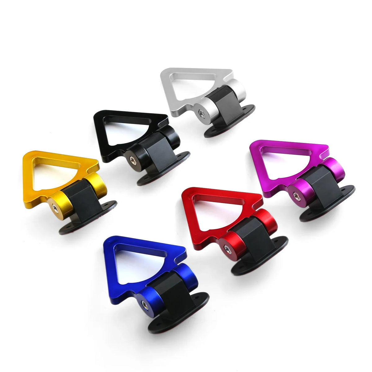 2 Car Style Trailer Hooks Designs，Decorative Car Sticker,Front Rear Trailer,Racing Ring Simulation,Vehicle Trailer Hook