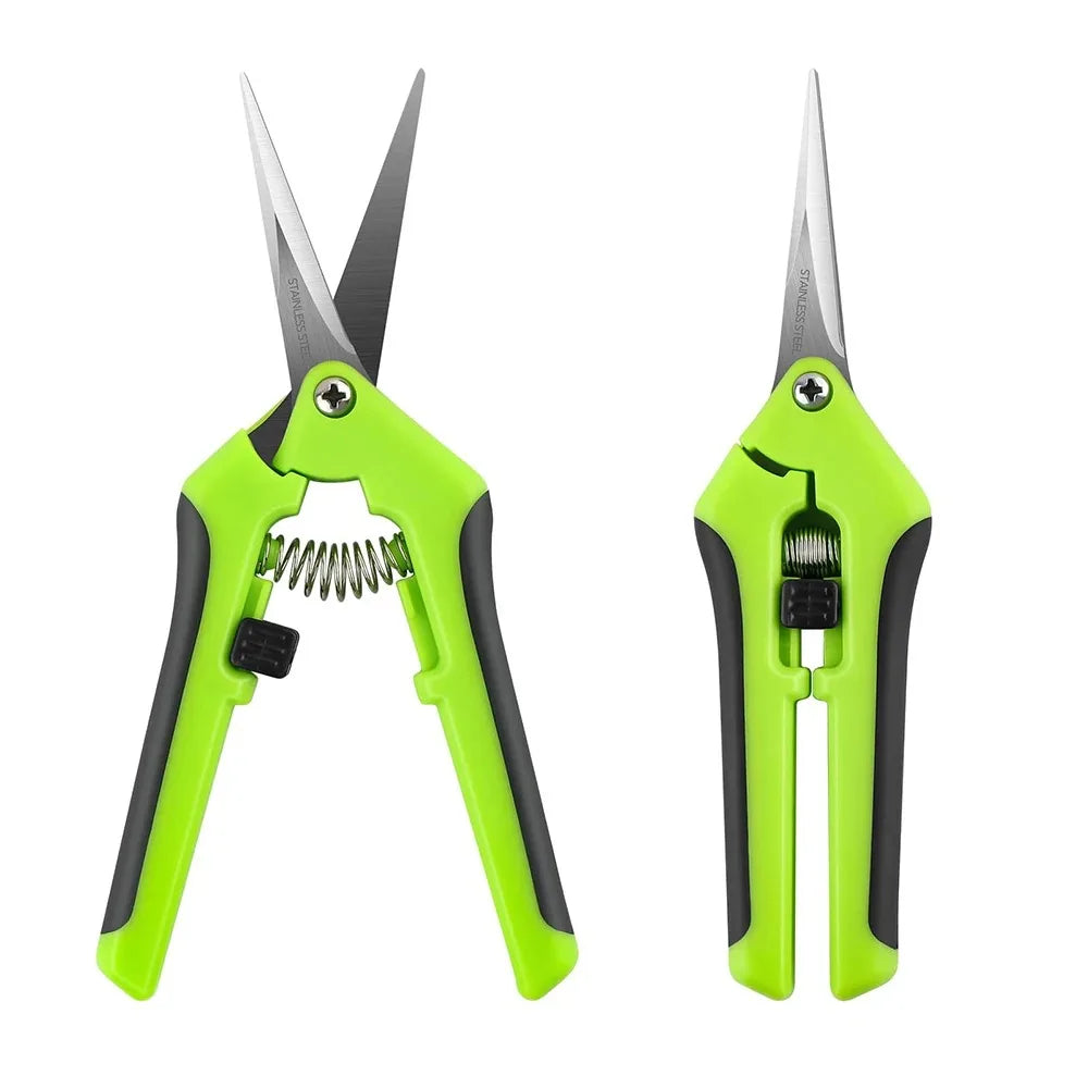 Garden Pruning Shears – Non-Slip Stainless Steel Flower, Fruit & Vegetable Scissors