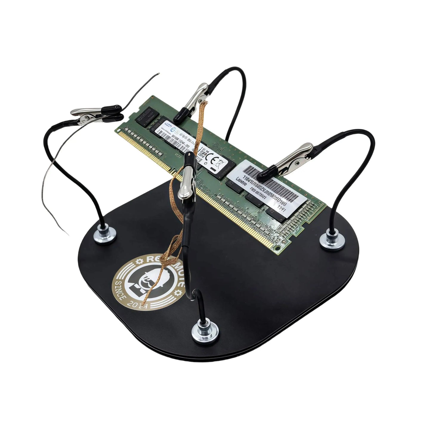 Universal PCB Holder Soldering Platform with Magnetic Pins Groove Fixtures Bendable Clips for Circuit Board Electronic Repair St