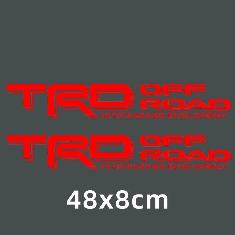 Suitable for Toyota Transit logo TRD OFFROAD modified sticker, personalized decorative body sticker waterproof latte