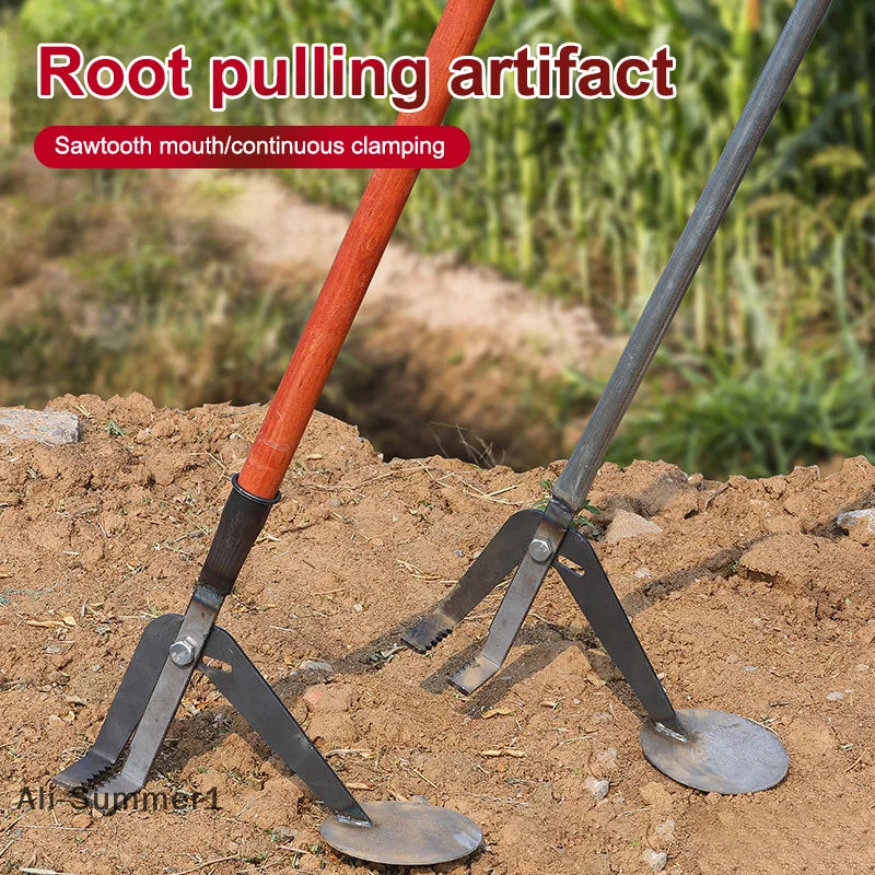 【E】Heavy-Duty Root Remover Garden Tool Designed For Efficient Manual Plant Root Removal Of Corn Stalks And Soybean Root