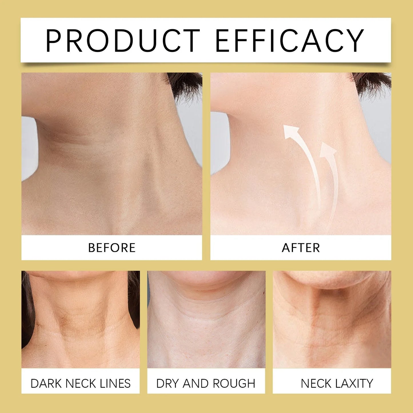 Firming Neck Cream with Massage Roller – Lift & Tighten Turkey Neck in 28 Days