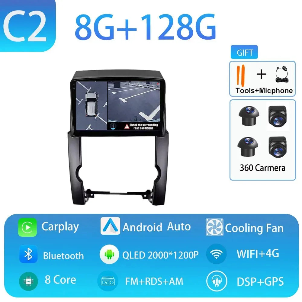 Android Car Stereo for Kia Sorento (2009–2012) — CarPlay, Android Auto, GPS, 4G, WiFi, Bluetooth