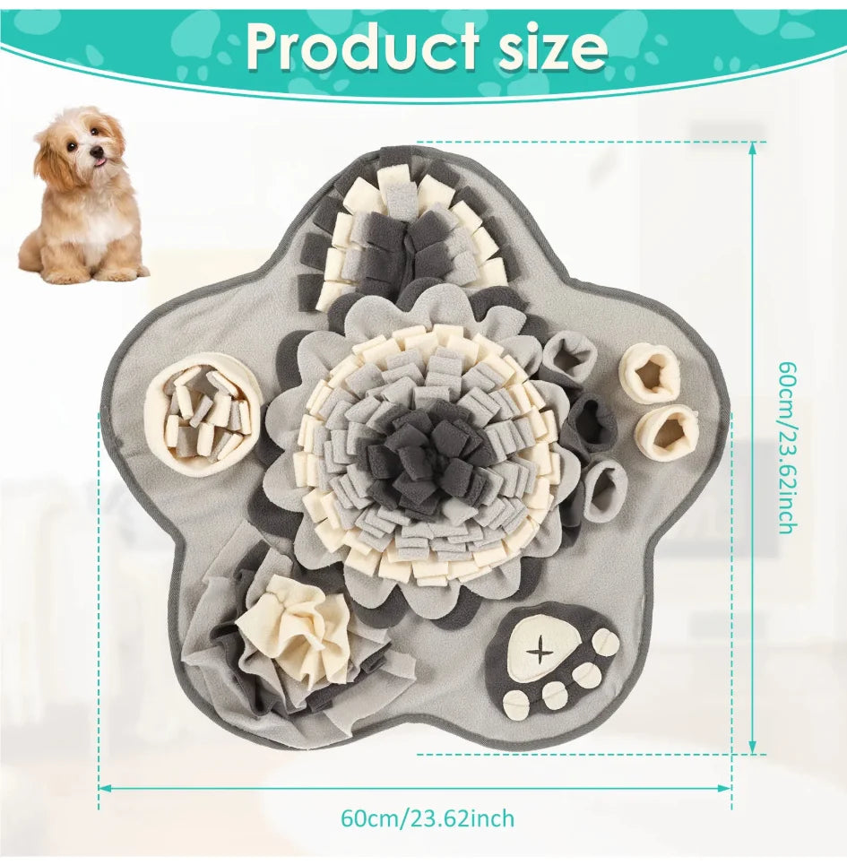 Squeaker Snuffle Mat - Natural Sniff Feeding Toy – photo 6
