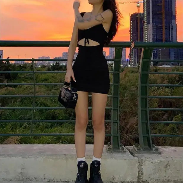 Women's Summer Sleeveless Sexy Mini Dress – Slim Fit Casual Club Dress | Multiple Colors & Sizes