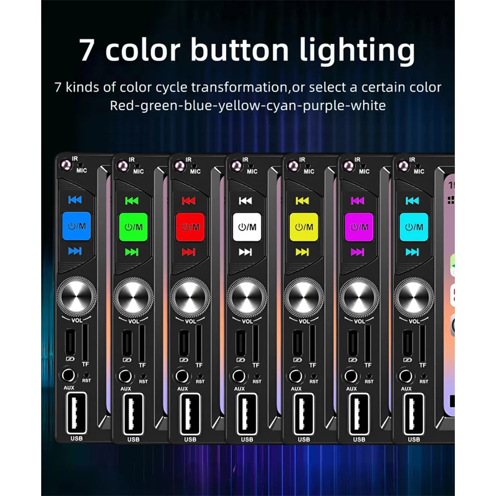7 Inch Car Radio 2 Din Carplay Android Auto MP5 Player Multimedia Mirror Link Universal Autoradio Double FM ISO USB Bluetooth