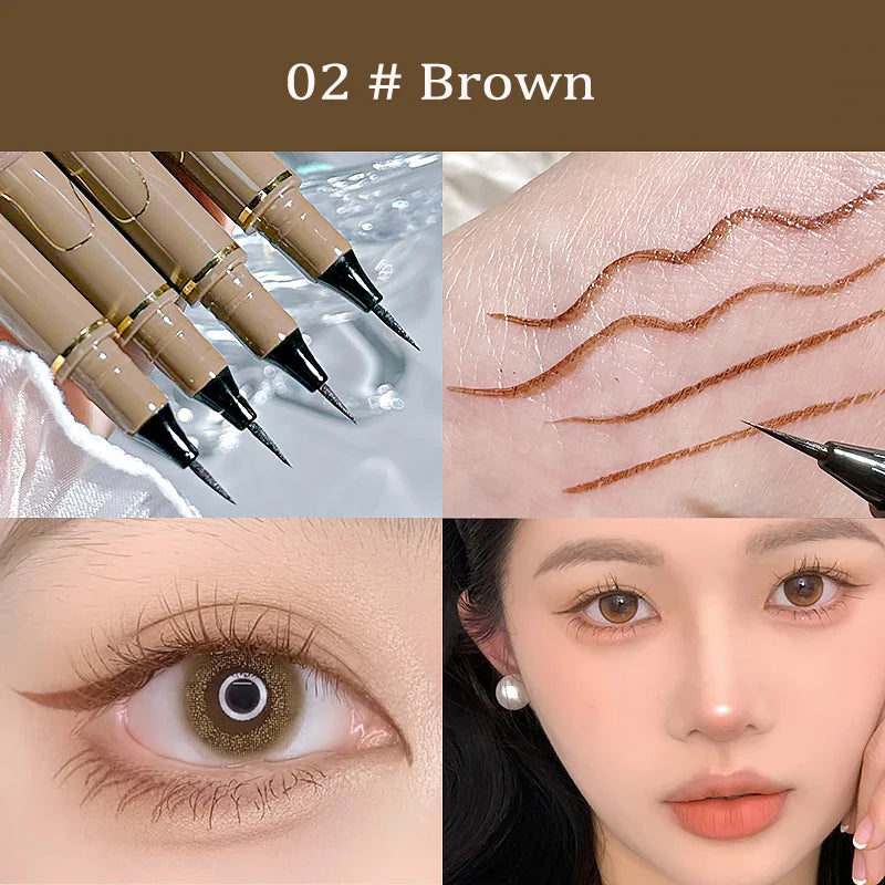 Ultra-Fine 0.005mm Liquid Eyeliner Pen – Waterproof, Quick Dry, Non-Smudge