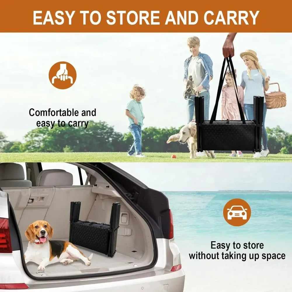 Portable Dog Car Ramp - Lightweight Folding Pet Steps – photo 6