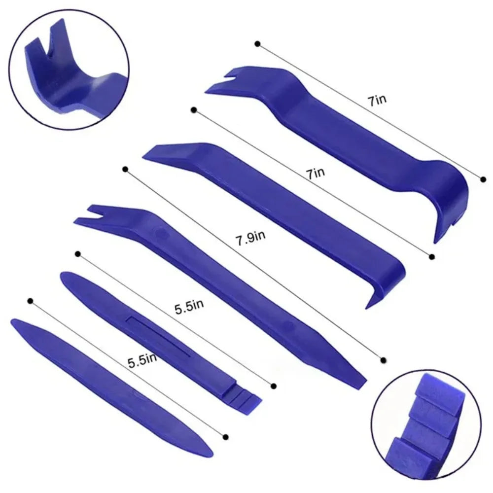 Plastic Pry Tools for Cars Interior Trim Removal Set for Door Dash Radio Audio - Automotive Trim Pliers Set