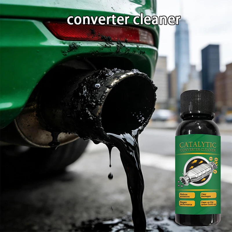 Powerful three-way catalytic cleaner, catalytic converter, all-purpose cleaning, removal of sludge and carbon deposits OF7^ar_1