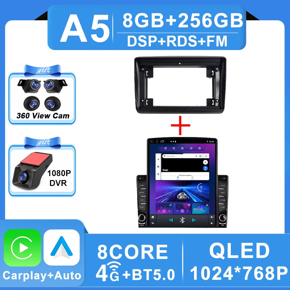 9.7" Android Car Stereo for Citroen Jumper, Peugeot Boxer & Fiat Ducato (2006–2022) — CarPlay, GPS, WiFi