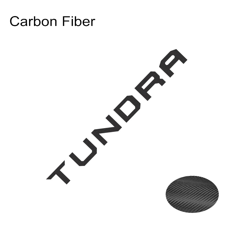 Pickup Tailgate Insert Indent Stickers For Toyota Tundra 2014-2019  Car Decor Decals Vinyl Letter Cover Auto Tuning Accessories